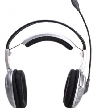 佳禾CD-820MV头戴式耳机电脑带麦台式教学专用有线游戏耳麦带话筒