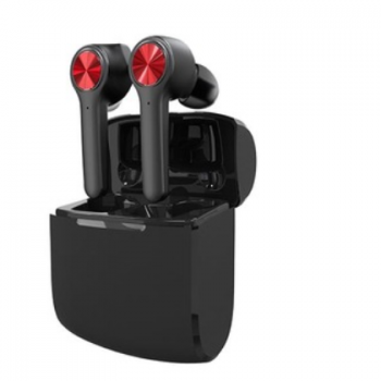跨境新款私模TWS无线双耳触控防水无线充杆式运动蓝牙耳机5.0