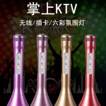 手机K歌音响 K歌宝 K歌神器蓝牙音响 K歌麦克风话筒新款K1掌上KTV