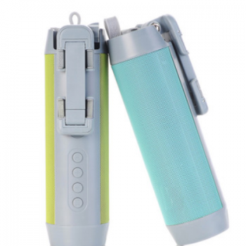 5 in 1蓝牙音箱 flashlight 移动电源 自拍杆手机支架TF卡多功能