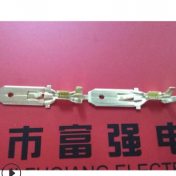 厂家供应DJ612-6.3B插片 6.3加长插片黄铜本色镀锡种类齐全可定制图2