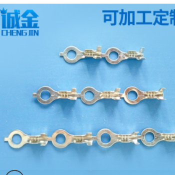厂家供应4.2圆形不锈钢接线片 4.2mm不锈钢接地片DJ4311-4B接线片图2