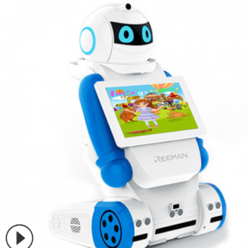 锐曼小曼科技智能对话机器人英语学习同步远程监控家庭陪伴礼物