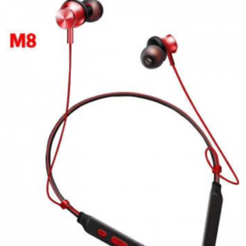 跨境 M8挂颈式 无线运动蓝牙耳机 金属磁吸 入耳式XT-1 Y06