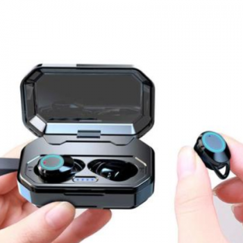 X6 tws蓝牙耳机电量显示触控5.0防水带电池仓盒无线耳机