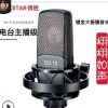 Takstar/得胜SM-18电容麦克风大振膜直播唱歌乐器专业录音话筒