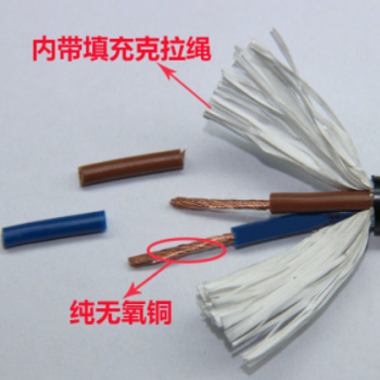 监控电源线RVV2*1.5 纯铜无氧铜2芯电源线2X2.0/2.5护套软线200米图3