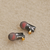 diy入耳式耳机 定制款ie800 黑色陶瓷耳机壳 三频均衡 mmcx可插拔