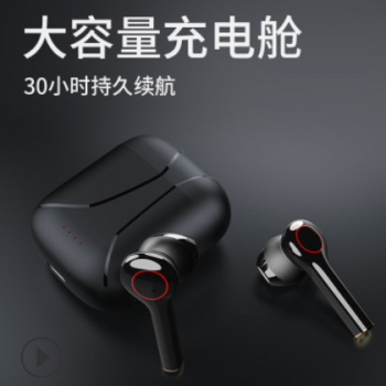 跨境新款迷你带充电盒超长待机无线运动健身蓝牙耳机耳塞式充电仓