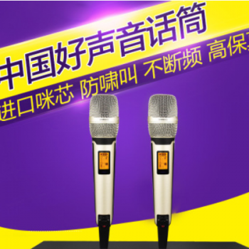 专业U段一拖二无线麦克风SKM-9000 KTV无线话筒专业演出 红外对频图3
