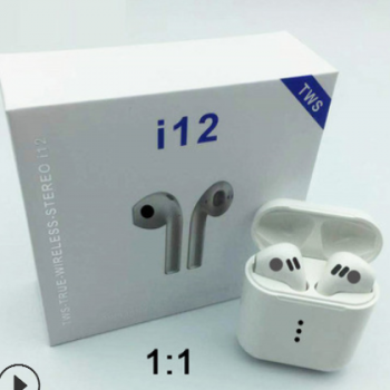 适用于苹果1:1智能无线耳机弹窗触控立体声运动真无线i12蓝牙耳机