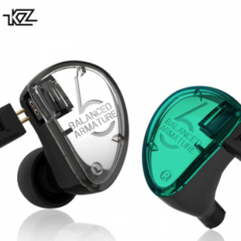 KZ AS06入耳式6单元动铁耳机平衡动铁运动通用线控音乐耳机高音质