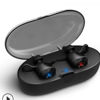TWS蓝牙耳机tws无线对耳蓝牙耳机带收纳盒充电盒真立体真无线