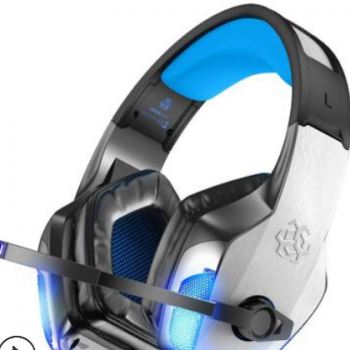 厂家直销Hunterspider V-4游戏耳机头戴式发光重低音手机音乐耳机