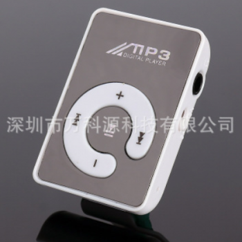 C键夹子mp3 镜面插卡MP3播放器 学生运动随身听礼品工厂直销批发图3