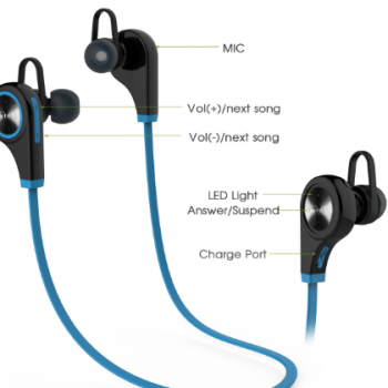 Q9外贸手机通用无线立体声耳机 4.1挂耳式运动蓝牙耳机新款