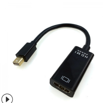 4k*2k mini DP to HDMI 迷你DP转HDMI转接线 雷电笔记本转电视线
