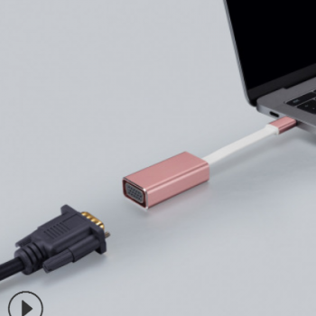 Type-C HUB高清视频转接器Type-C转VGA 铝合金hub集线器转换器图3