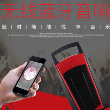 外贸爆款新款无线插卡蓝牙音箱户外重低音炮大功率手提式插卡音箱图2