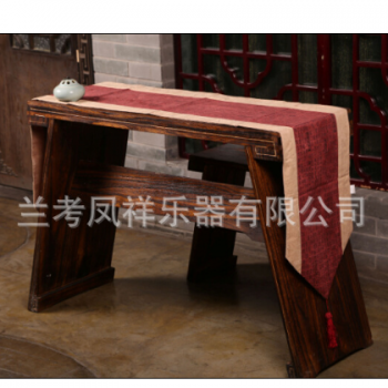 【凤祥乐器】古琴专用桌凳带共鸣箱实木桌凳图1