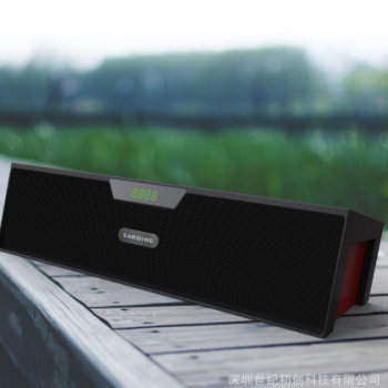 SDY-019蓝牙音箱户外便携式长条音响无线收音机闹钟插卡蓝牙音响