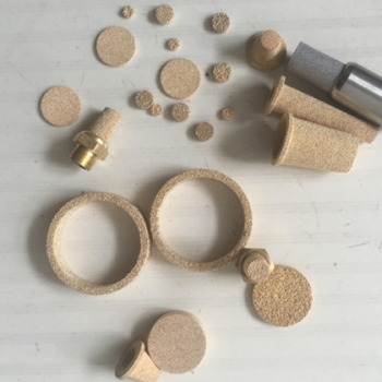 厂家定制异形黄铜粉末烧结滤片锡青铜颗粒烧结过滤器 气动元件过滤器图1