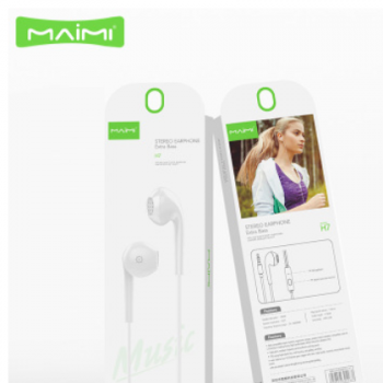 麦靡H7入耳式3.5mm耳机适用iPhone安卓手机立体声音乐通话耳机塞