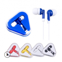 实力耳机工厂定制生产入耳手机MP3拉链布绳伸缩卡通促销礼品耳机