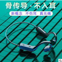 新品跨境私模骨传导概念蓝牙耳机无线挂耳式不入耳运动防水头戴式