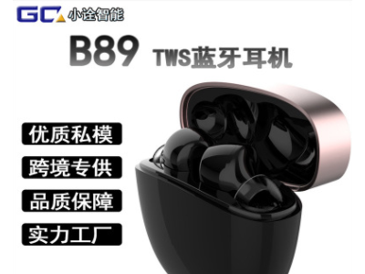 TWS蓝牙耳机 b89 降噪跨境亚马逊新款无线蓝牙耳机源头定制工厂