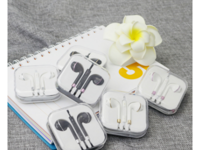 厂家直供 适用于苹果安卓耳机 金属线控通用耳机 立体声电镀耳机