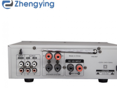 220v12v迷你蓝牙Mp大功率音响插卡U盘FM收音家用hifi卡拉ok功放机图2