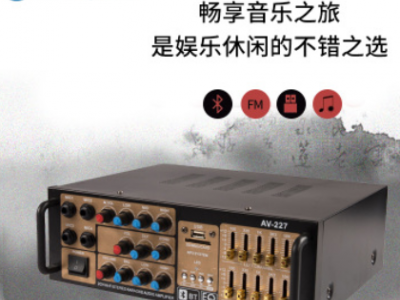 家用220v多功能插卡Mp3蓝牙音响小型迷你12v车载专业大功率功放机图2