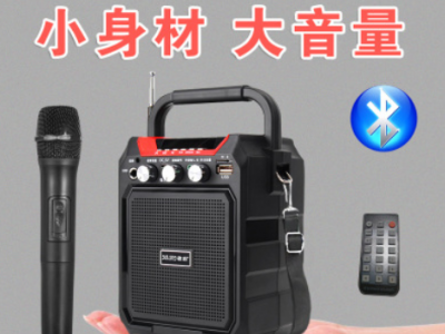 歌郞S15迷你手提无线蓝牙音响便携式k歌音箱户外广场舞低音播放器