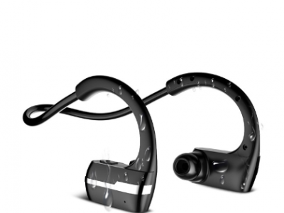 P9无线控挂耳式运动蓝牙耳机脑后式运动蓝牙耳机记性线圈伸缩线