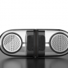 跨境新款创意二合一无线磁吸蓝牙音箱TWS透明便携防水组合小音响