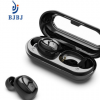 BJBJ恩乐实业TW10蓝牙耳机跨境爆款无线运动双耳带充电仓一件代发