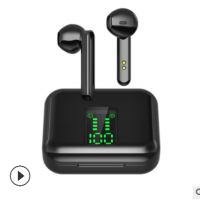 跨境专供 私模X15TWS无线蓝牙耳机数显LED半入耳式新品智能耳机