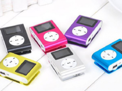 有屏插卡mp3 插卡夹子mp3 金属铝壳运动mp3 带FM功能 可定做LOGO图2