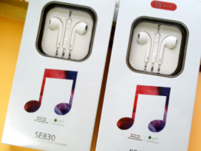 BYZ SE830手机音乐耳机兼容3.5mm插口通用线控带麦可调音直销批发