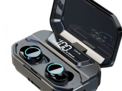 G02蓝牙耳机5.0双通触控TWS双耳防水运动入耳式耳塞数显洛达无线