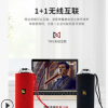 新款AK115户外便携式LED手电筒无线蓝牙音箱手提插卡低音炮小音响