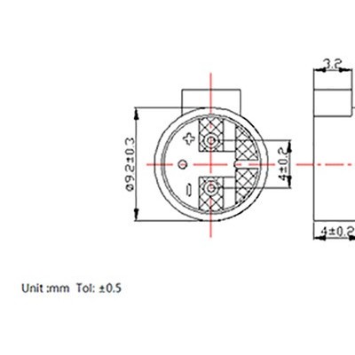 声畅smd0940-01 电磁式无源蜂鸣器,专业生产蜂鸣器供应商