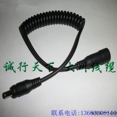 车载弹簧型音频线 AUX3.5音频螺旋对录弹簧电线电缆