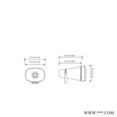 号角扬声器 大号角 广播喇叭