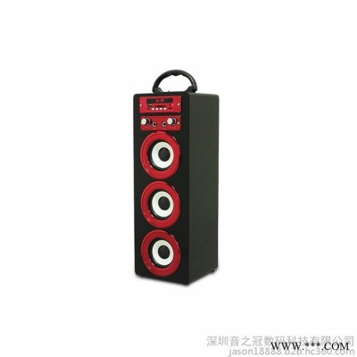 musiccrownMX-K83 木质便携式卡拉OK多功能蓝牙音箱收音机音箱