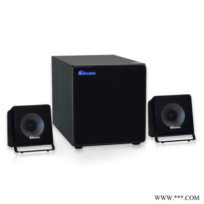 供应Homesound庐声音响MS-301B电脑音箱,多媒体音箱,2.1音箱