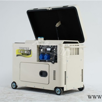 大泽动力柴油发电机组TO9800ET-J8kw低噪音箱体式柴油发电机