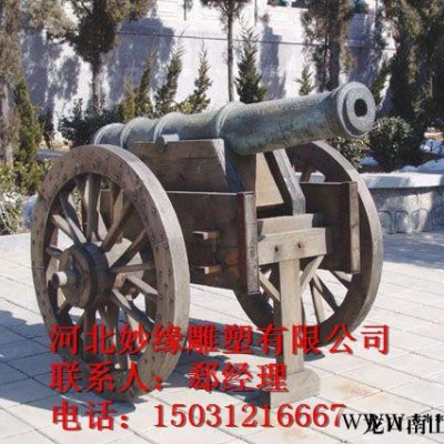 仿古铜大炮雕塑厂家 青铜车轮铸造 吹喇叭人物雕塑 铜鼓塔刹铜雕制作图7