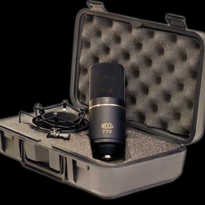 行货 MXL 770 大振膜 心形指向 人声/乐器录音 电容话筒